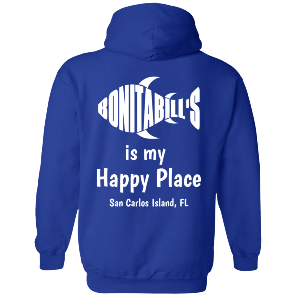 Zipper Hoodie - Bonita Bills is my Happy Place