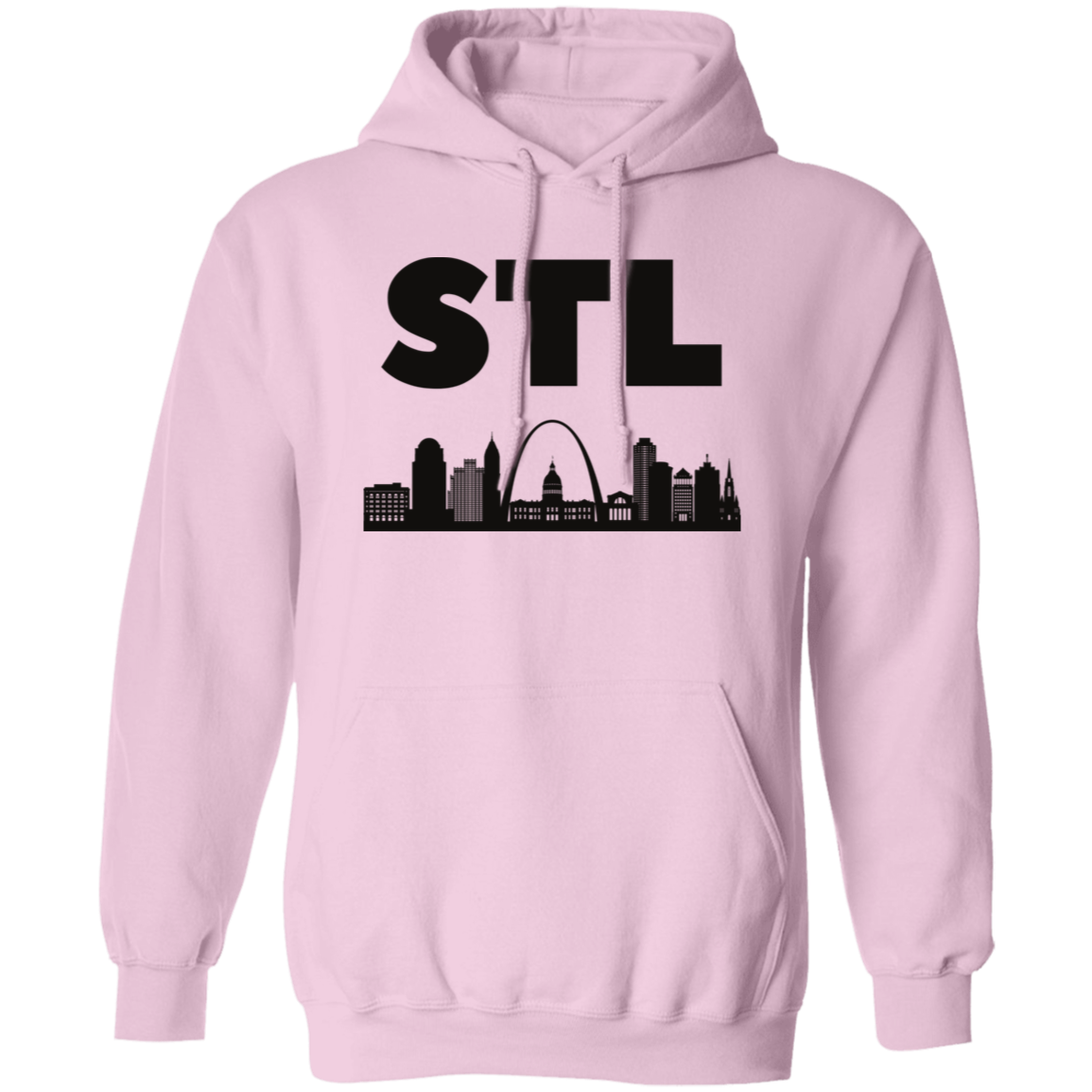 Pullover Hoodie - STL Skyline