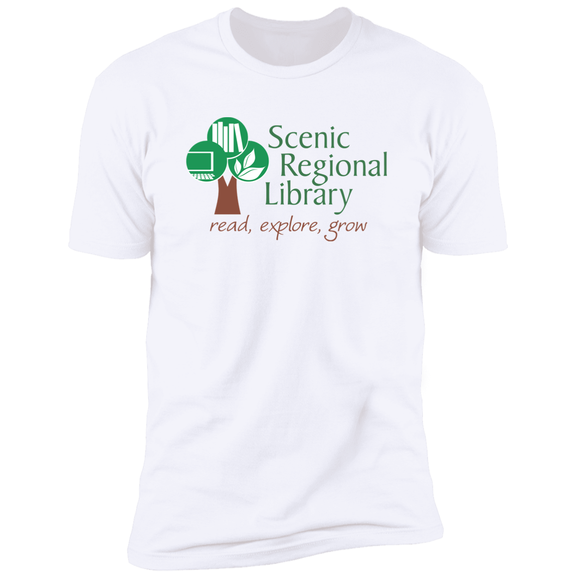 Scenic Regional Library Logo - Premium T-Shirt