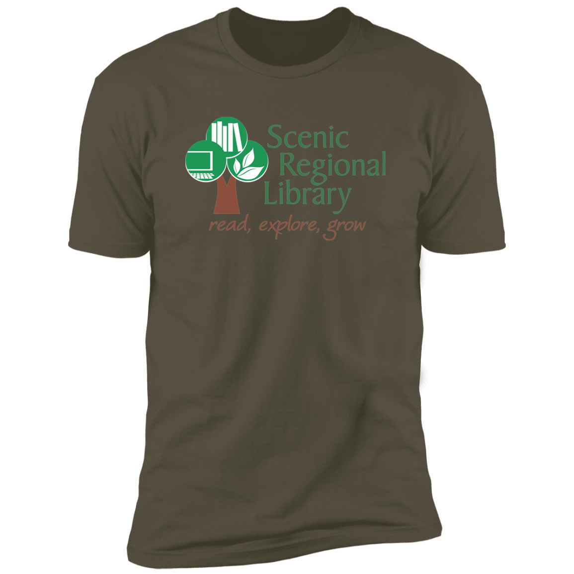 Scenic Regional Library Logo - Premium T-Shirt