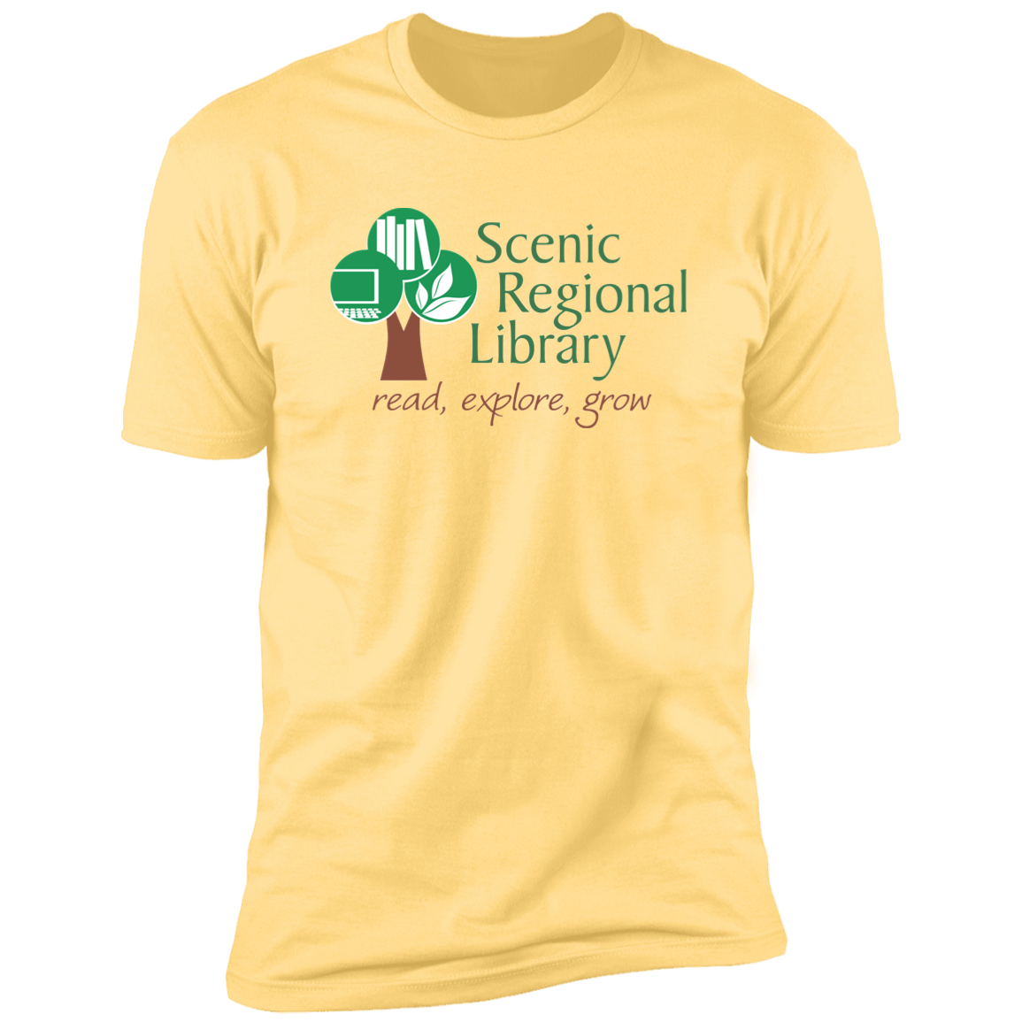 Scenic Regional Library Logo - Premium T-Shirt