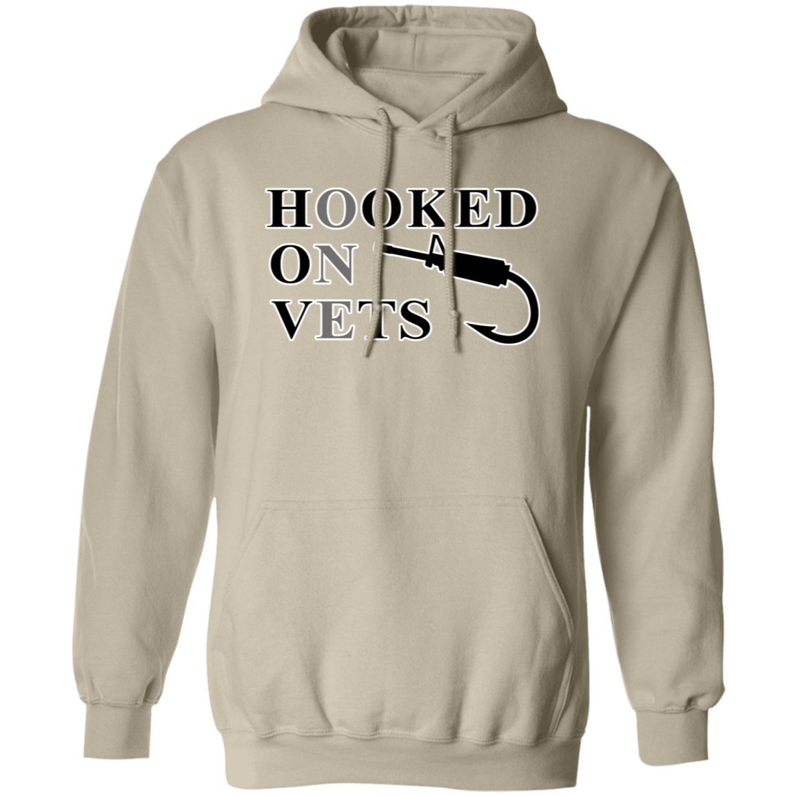 Hooked On Vets - Pullover Hoodie