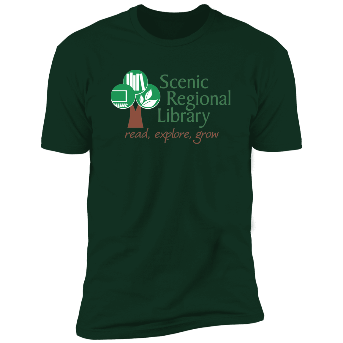 Scenic Regional Library Logo - Premium T-Shirt