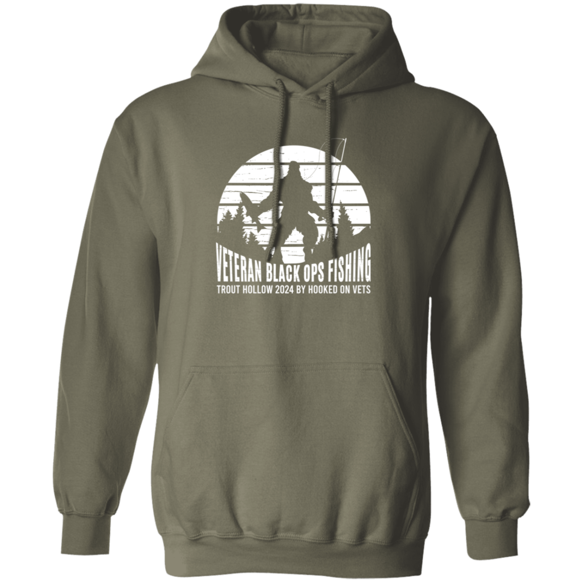 Veteran Black Ops Fishing Pullover Hoodie