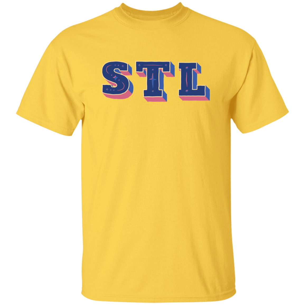 Classic Cotton T-Shirt - STL - Blues