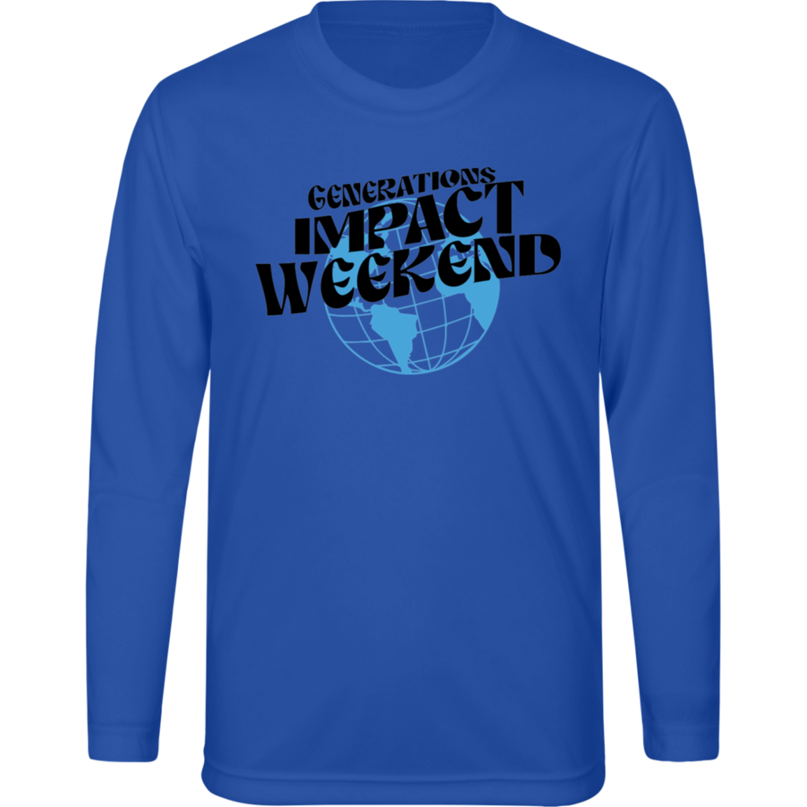 NEW PRODUCT - Generations Church Impact Weekend YOUTH Long Sleeves