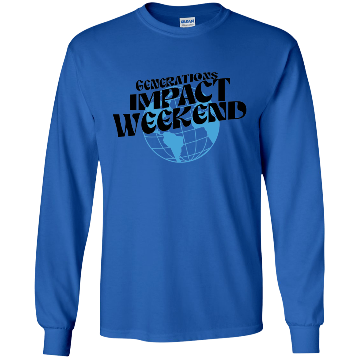 NEW PRODUCT - Generations Church Impact Weekend YOUTH Long Sleeves