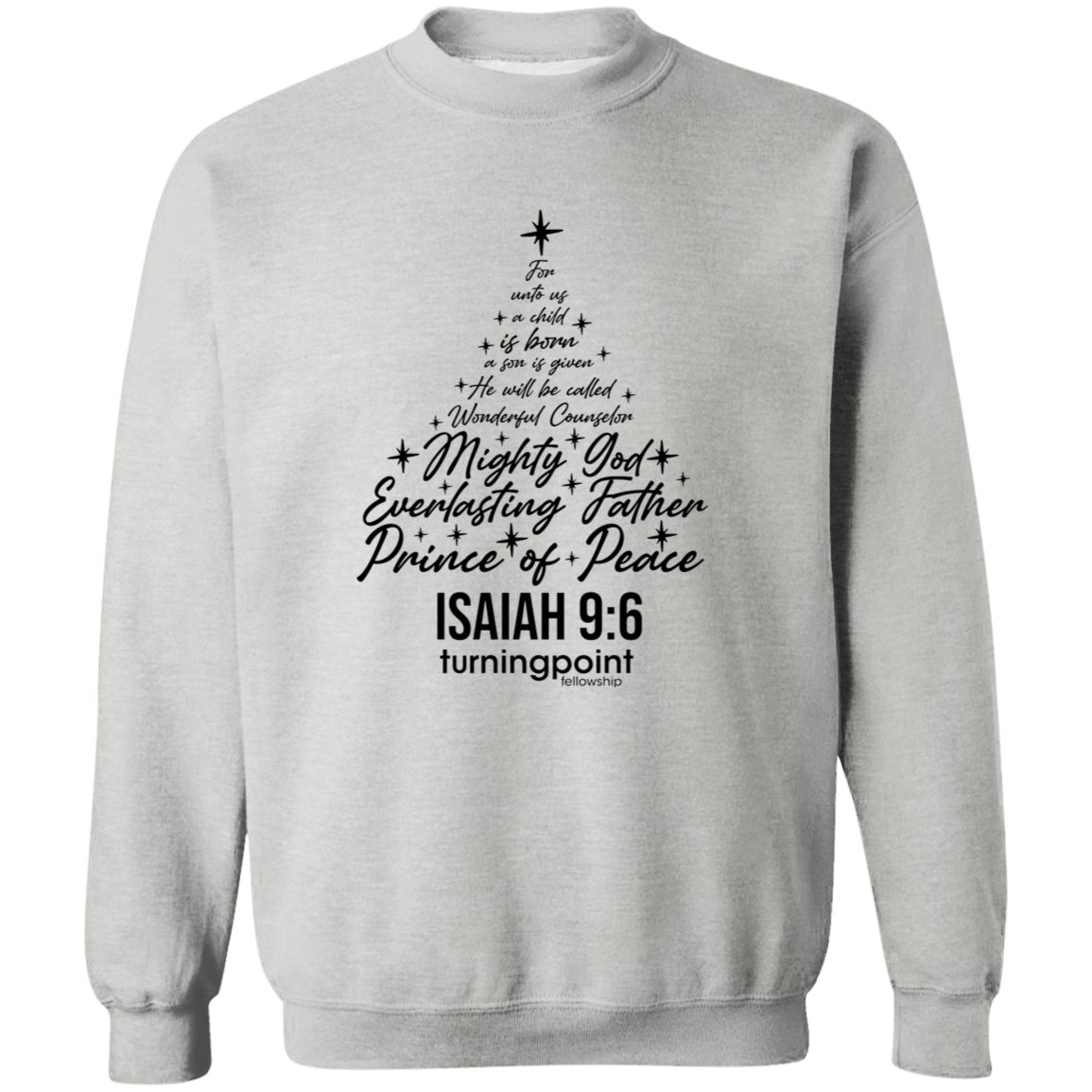 TPF -  Crewneck Pullover Sweatshirt - Christmas Tree 2