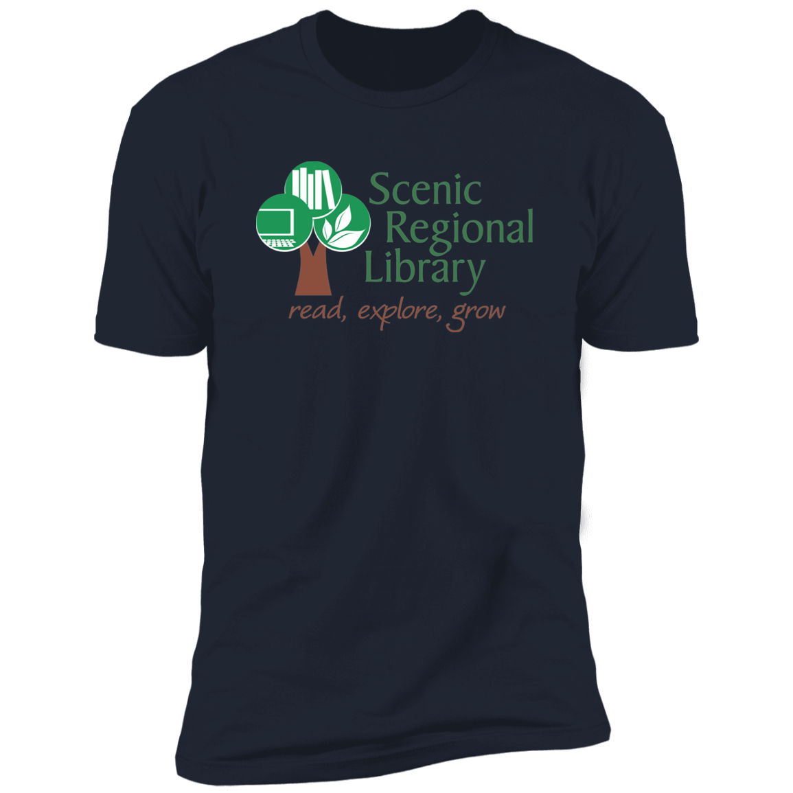 Scenic Regional Library Logo - Premium T-Shirt