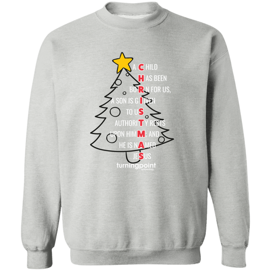 TPF -  Crewneck Pullover Sweatshirt - Christmas Tree 1