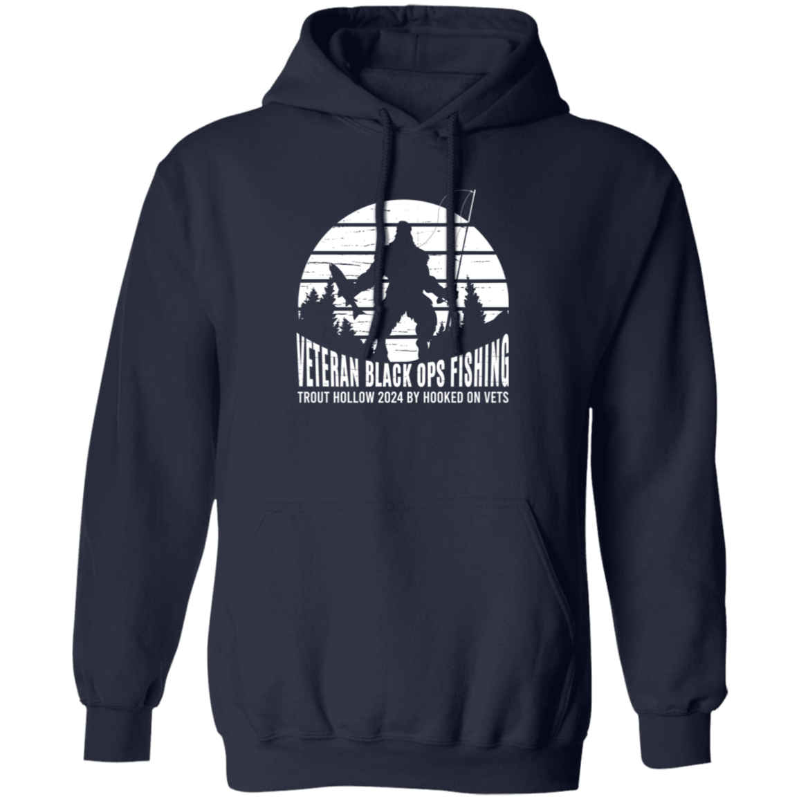 Veteran Black Ops Fishing Pullover Hoodie