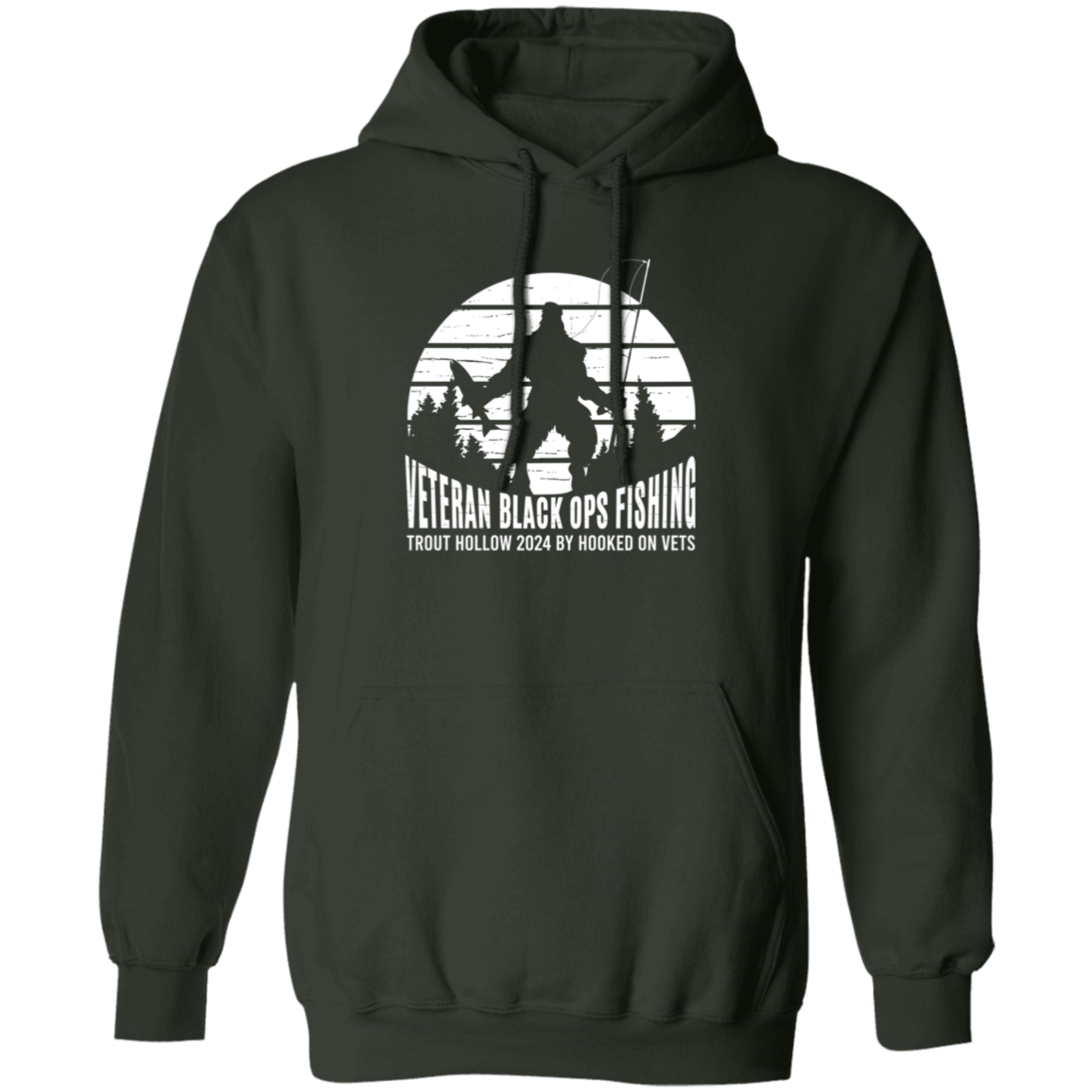 Veteran Black Ops Fishing Pullover Hoodie