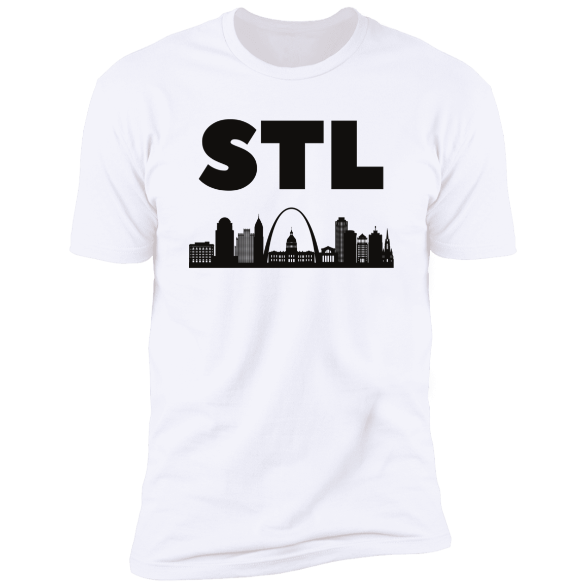 Premium Soft Cotton T-Shirt  - STL Skyline