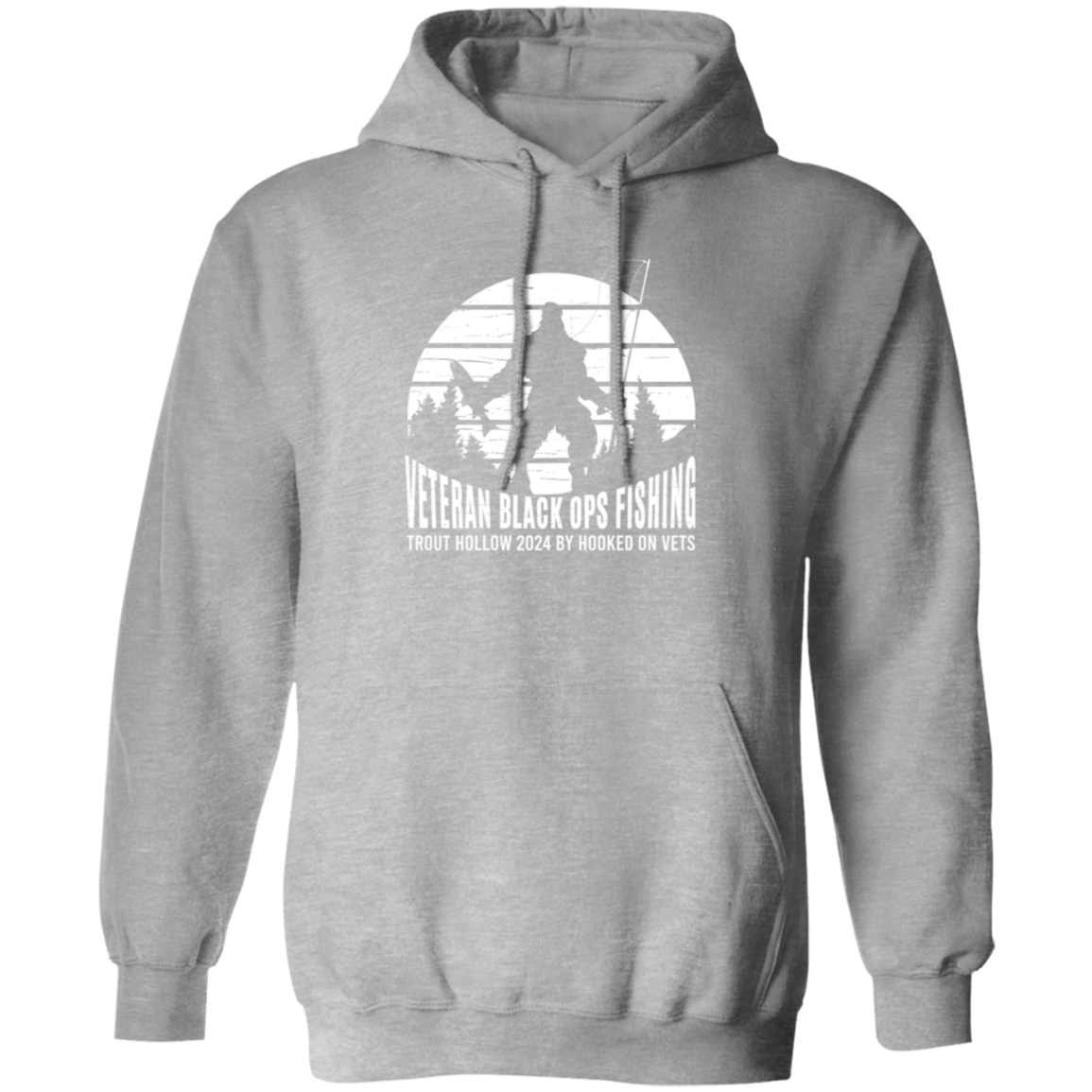 Veteran Black Ops Fishing Pullover Hoodie