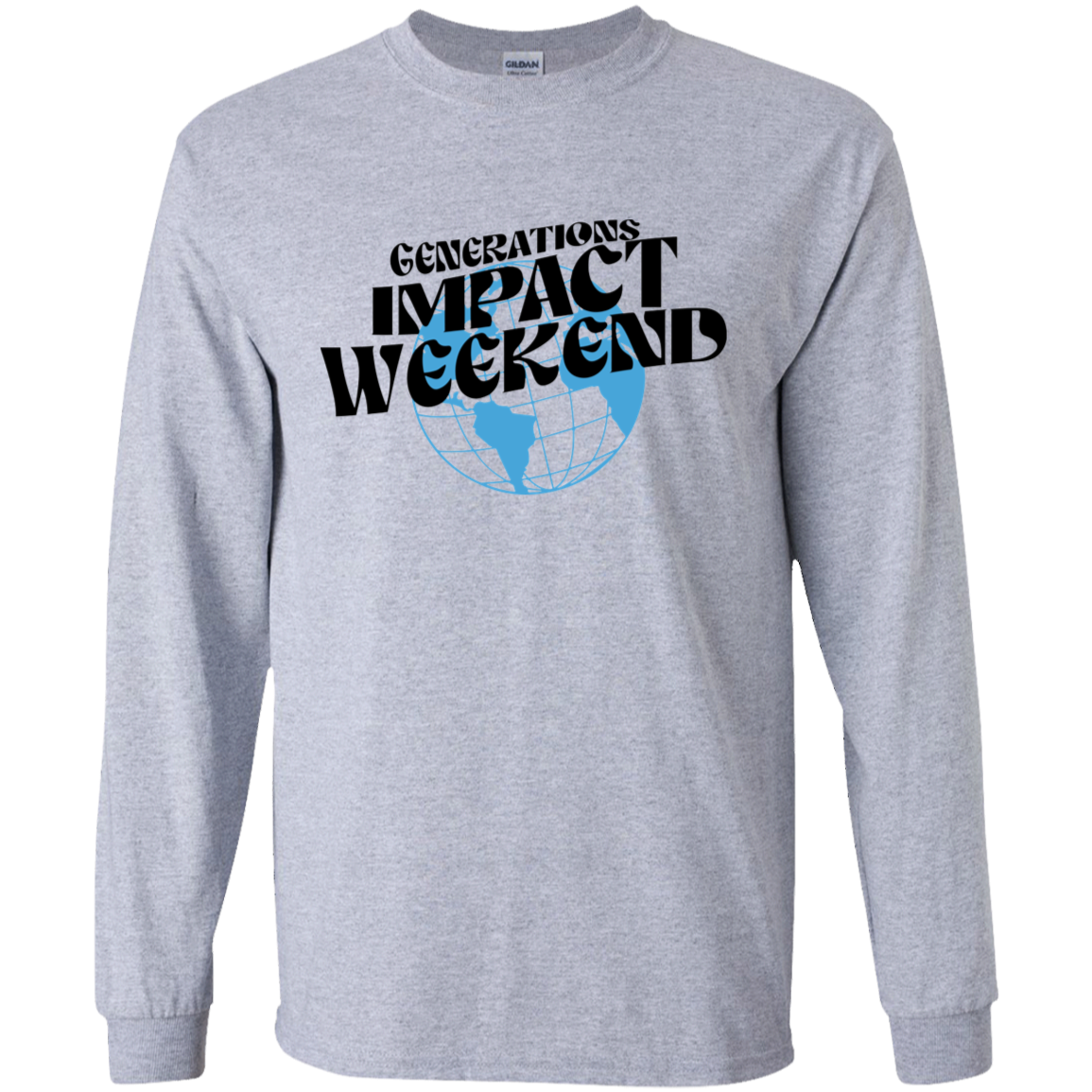 NEW PRODUCT - Generations Church Impact Weekend YOUTH Long Sleeves