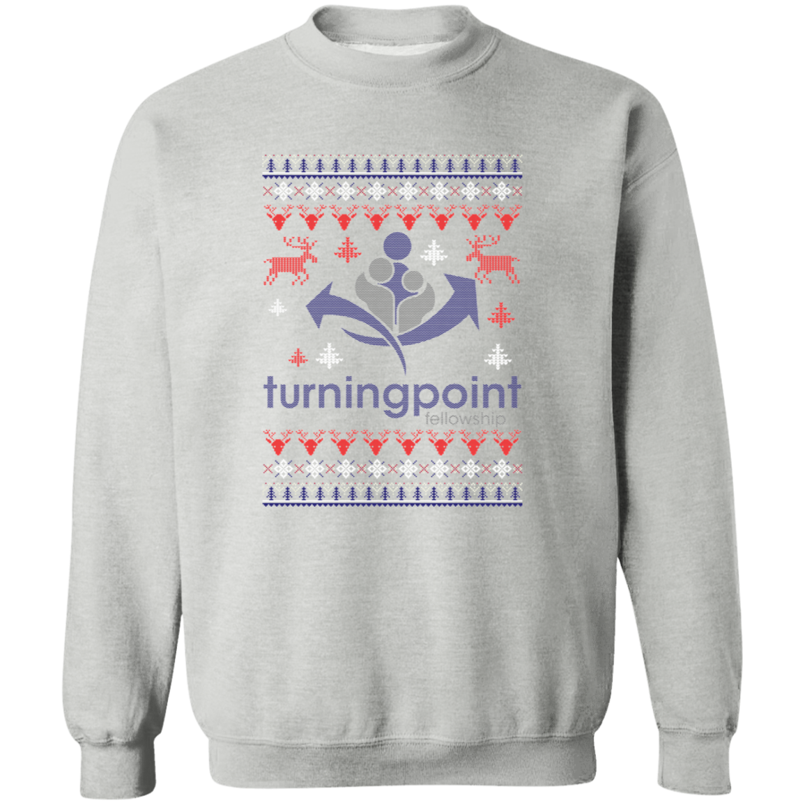 TPF- Crewneck Pullover Sweatshirt - Ugly Christmas Sweater