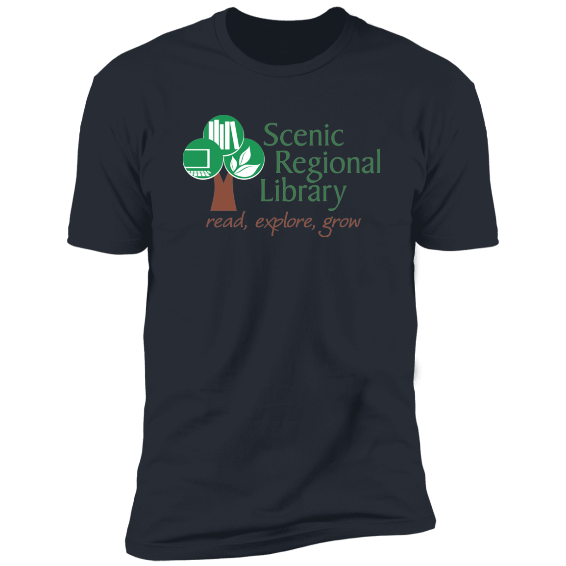 Scenic Regional Library Logo - Premium T-Shirt