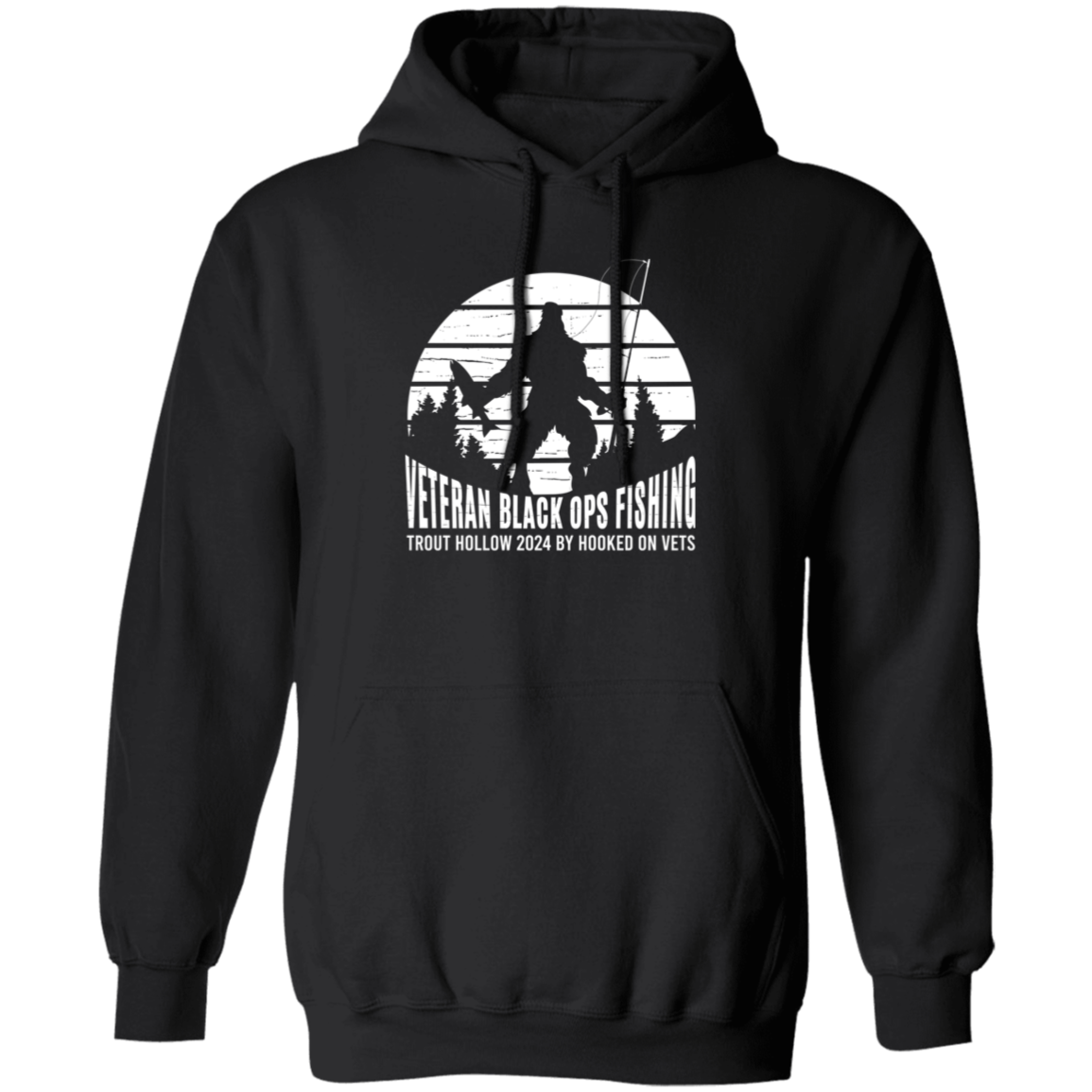 Veteran Black Ops Fishing Pullover Hoodie