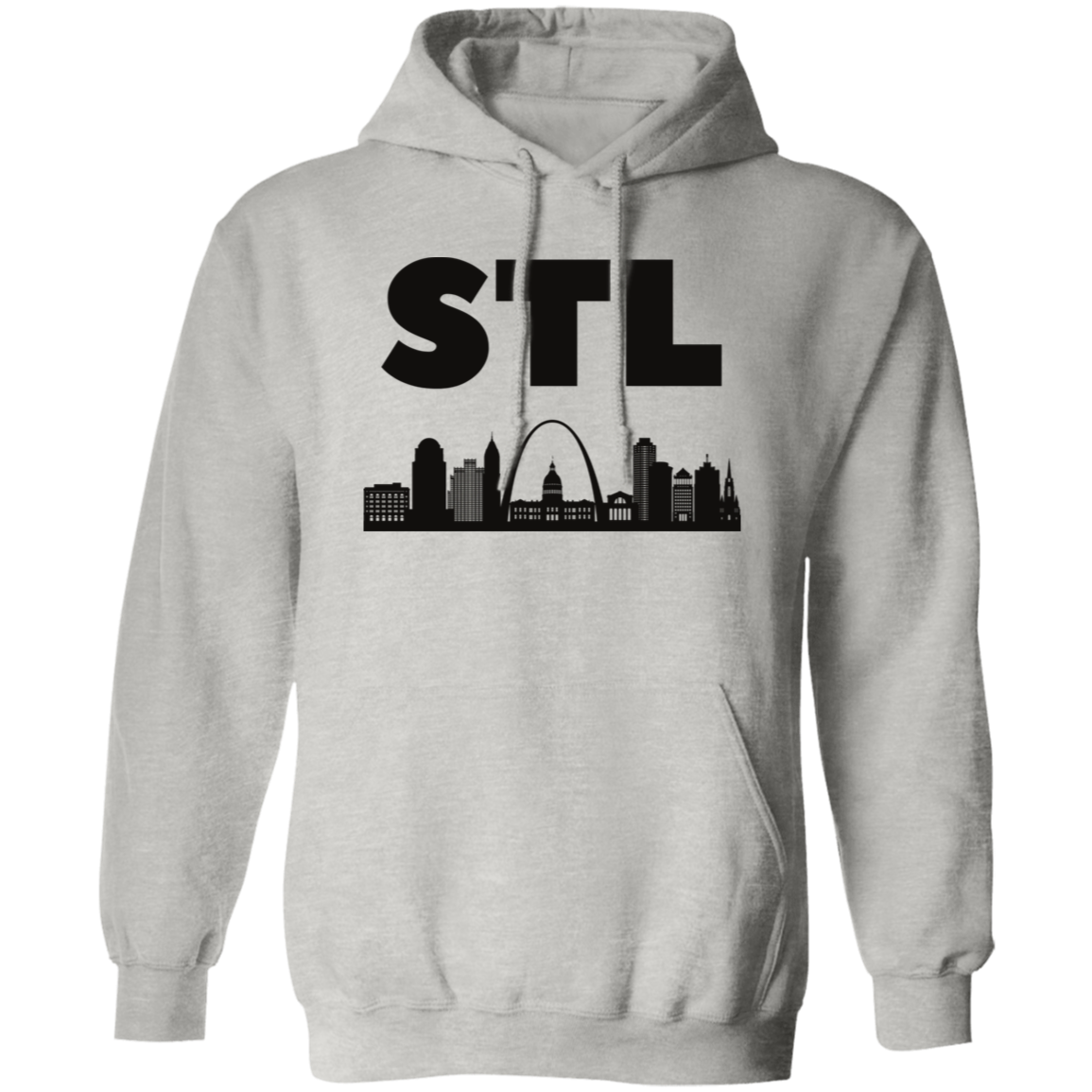 Pullover Hoodie - STL Skyline