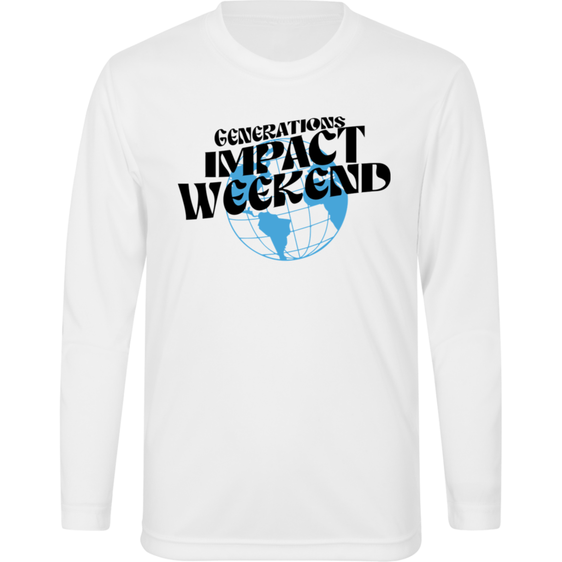 NEW PRODUCT - Generations Church Impact Weekend YOUTH Long Sleeves