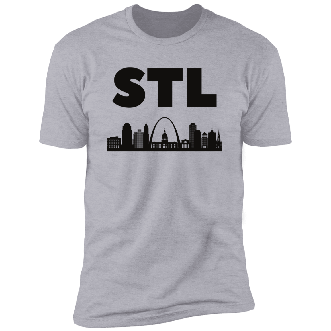 Premium Soft Cotton T-Shirt  - STL Skyline