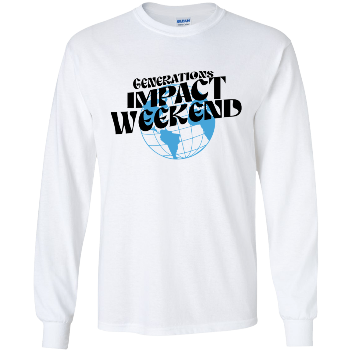 NEW PRODUCT - Generations Church Impact Weekend YOUTH Long Sleeves