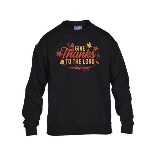 TPF - Youth Crewneck Sweatshirt - Give Thanks