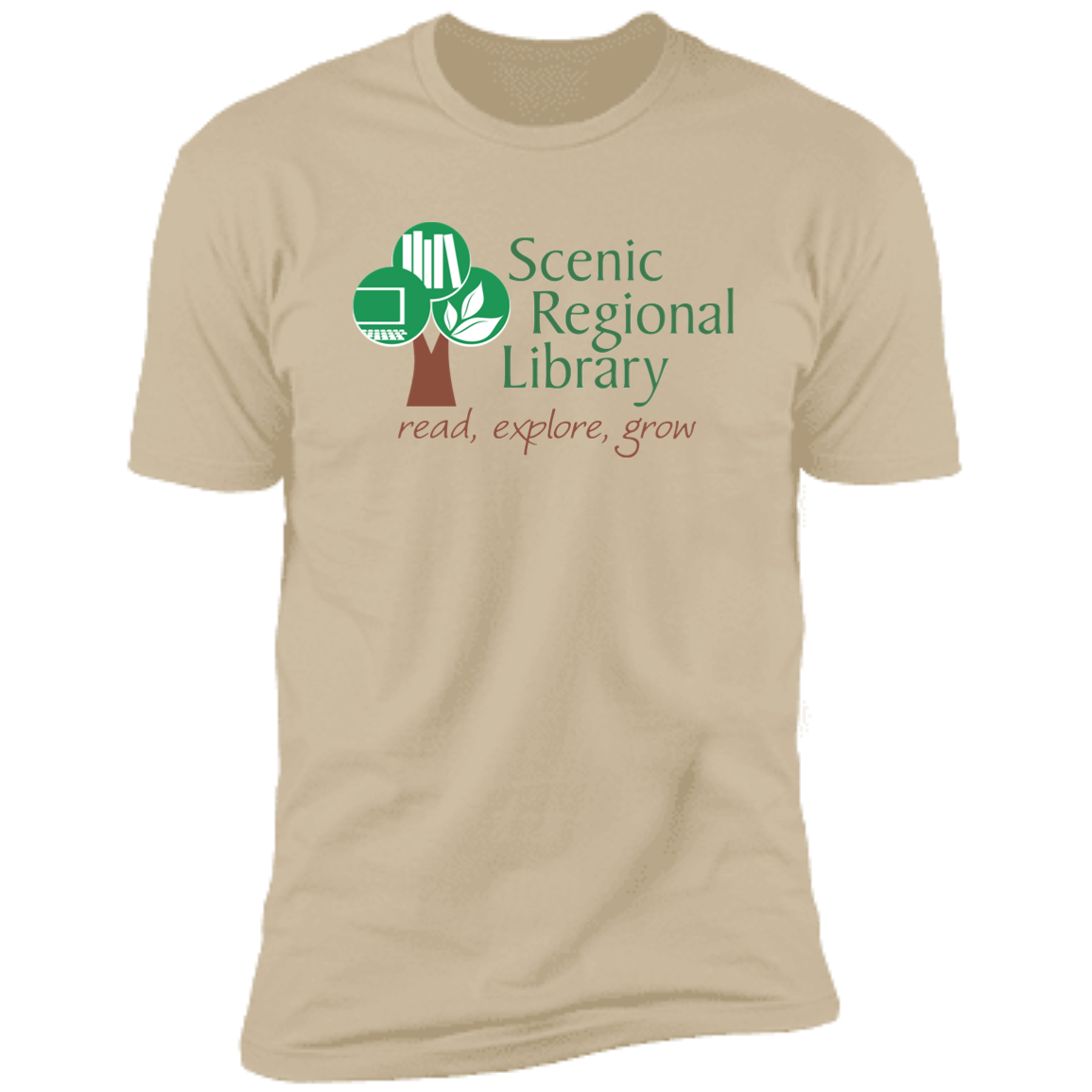 Scenic Regional Library Logo - Premium T-Shirt