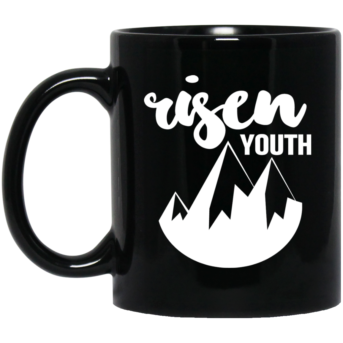 RISEN Youth 11 oz. Black Mug