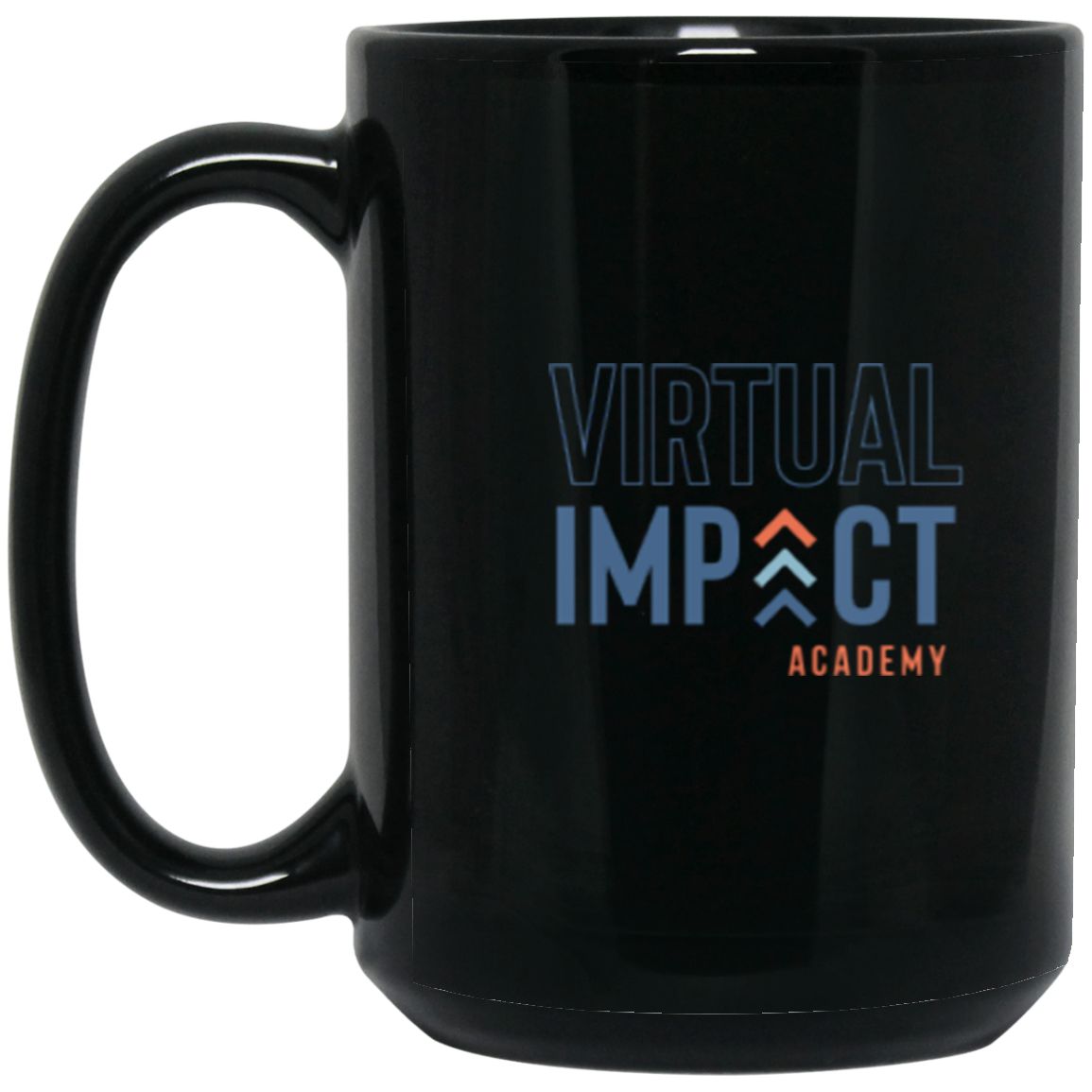 Virtual Impact - 15 oz. Black Mug