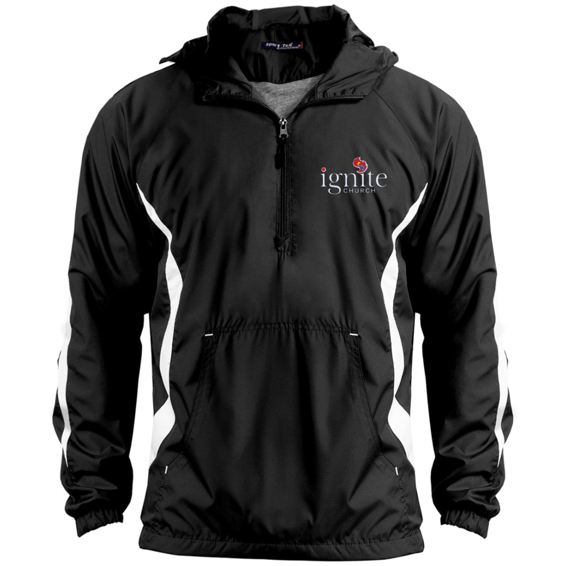 IGNITE church - Unisex Colorblock Raglan Anorak Jacket - Kick Merch - 1